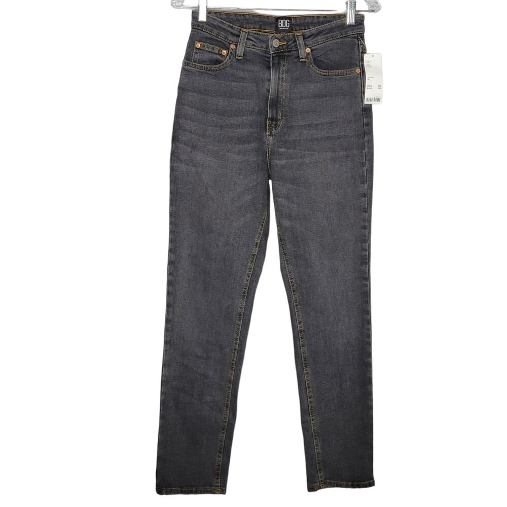 BDG Urban Outfitters Black High Rise Ankle Girlfriend Jeans NEW Women's 28